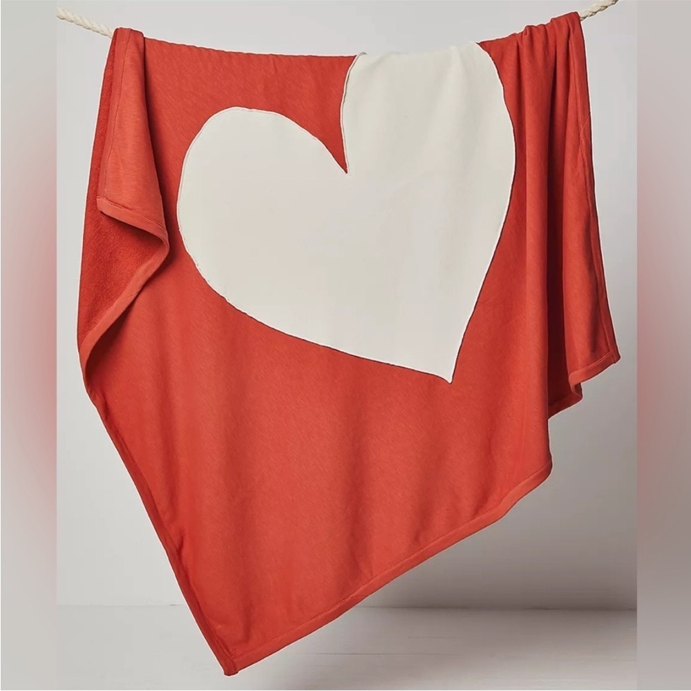 Free People x Tricia Fix Terry Fleece Throw NWT